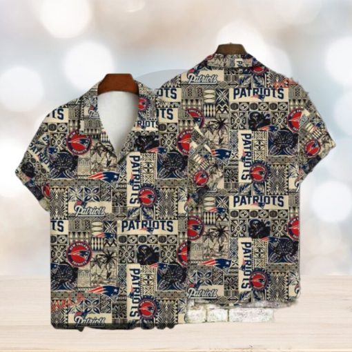 New England Patriots Inspired AOP Hawaiian Shirt, NE Patriots Gifts