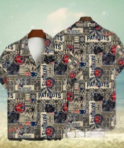 New England Patriots Inspired AOP Hawaiian Shirt, NE Patriots Gifts