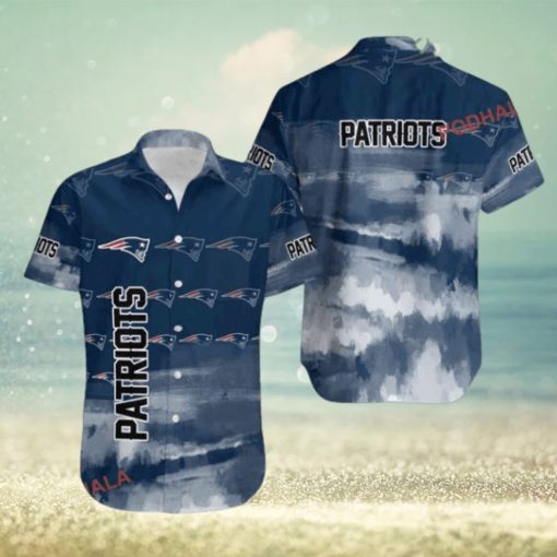 New England Patriots NFL Hawaiian Shirt, Graphic Print NE Patriots Apparel