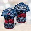 Michigan Wolverines Short Sleeve Button Up Tropical Hawaiian Shirt VER01