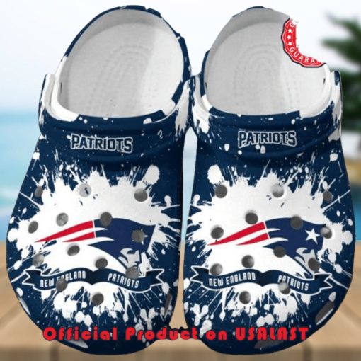 New England Patriots NFL New For This Season Trending Crocs Clogs Shoes