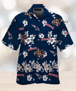 New England Patriots Premier Floral Shirt, NE Patriots Clothing Must Have