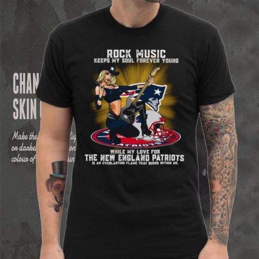 New England Patriots rock music keep my soul forever young shirt