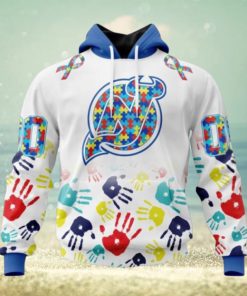 New Jersey Devils Hoodie Special Autism Awareness Design Hoodie