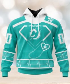 New Jersey Devils Hoodie Special Design Honoring Healthcare Heroes Hoodie