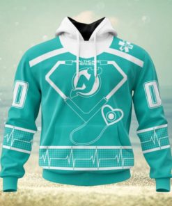 New Jersey Devils Hoodie Special Design Honoring Healthcare Heroes Hoodie