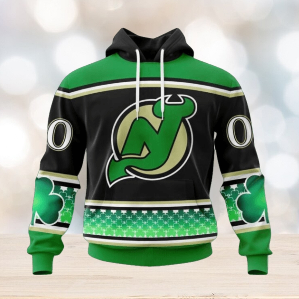 New Jersey Devils Specialized Hockey Celebrate St Patrick’s Day Hoodie New Jersey Devils Specialized Hockey Celebrate St Patrick’s Day Hoodie