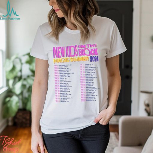 New Kids On The Block Magic Summer Tour 2024 Shirt Band Fan