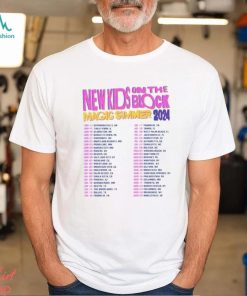 New Kids On The Block Magic Summer Tour 2024 Shirt Band Fan