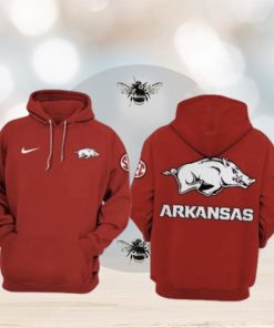 New Limited Edition Arkansas Razorbacks Red 3d Hoodie
