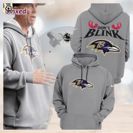 New Limited Edition Baltimore Ravens Gray 3d Hoodie