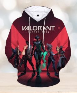 New Mens And Womens Valorant V2 Awesome 3D Hoodie
