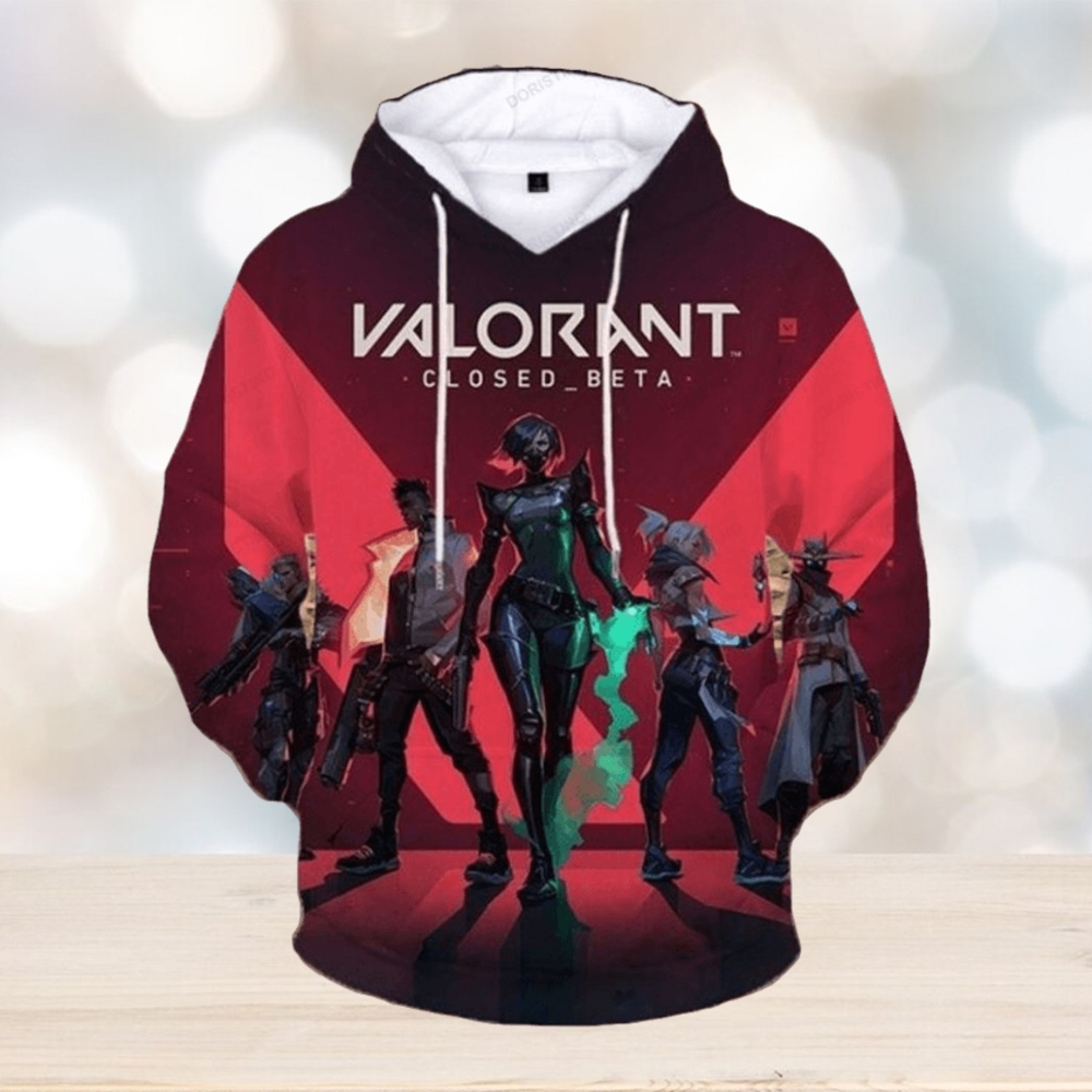 New Mens And Womens Valorant V2 Awesome 3D Hoodie New Mens And Womens Valorant V2 Awesome 3D Hoodie