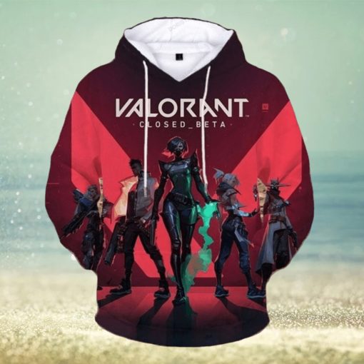 New Mens And Womens Valorant V2 Awesome 3D Hoodie
