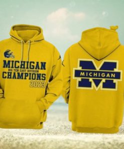New Michigan Wolverines Big Ten East Champions 3d Hoodie