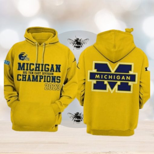 New Michigan Wolverines Big Ten East Champions 3d Hoodie