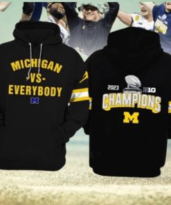 New Michigan Wolverines Vs Everybody 3d Hoodie Football Champions