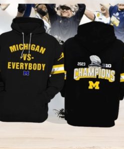 New Michigan Wolverines Vs Everybody 3d Hoodie Football Champions