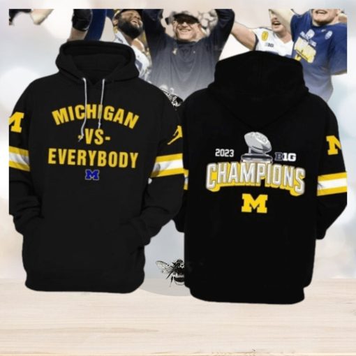 New Michigan Wolverines Vs Everybody 3d Hoodie Football Champions