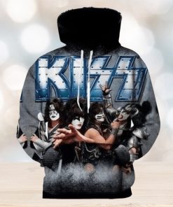 New Official Kiss Rock Band Members Limited Edition 3d Hoodie