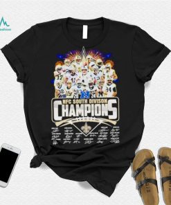 New Orleans Saints 2024 NFC South Division Champions signatures shirt