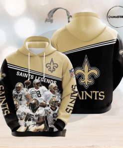 New Orleans Saints 3d 347o2 Limited Edition 3d Hoodie