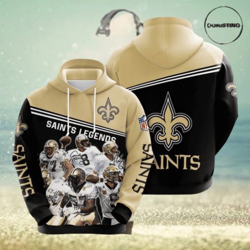 New Orleans Saints 3d 347o2 Limited Edition 3d Hoodie