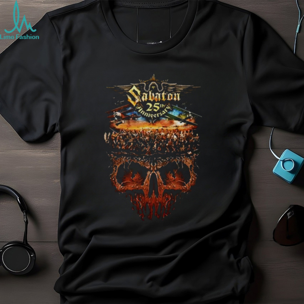 New Sabaton 25Th Anniversary T Shirt New Sabaton 25Th Anniversary T Shirt