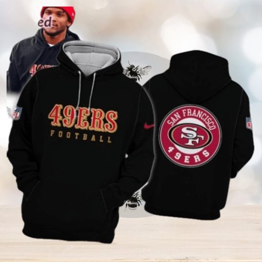 New San Francisco 49ers All Over Printed Clothes 3d Hoodie