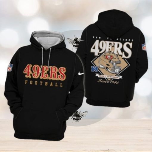 New San Francisco 49ers West Division 3d Hoodie Limited Edition