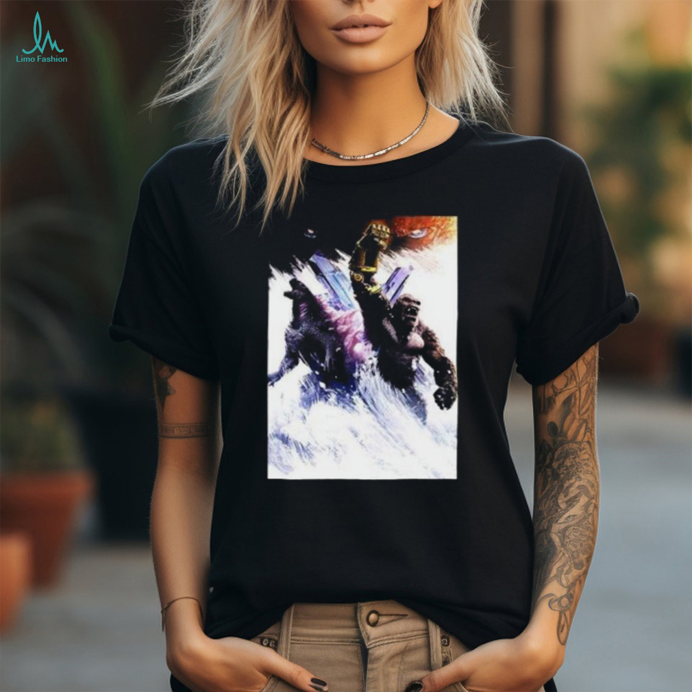 New Textless Poster Movie For Godzilla x Kong The New Empire T Shirt New Textless Poster Movie For Godzilla x Kong The New Empire T Shirt