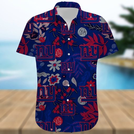 New York Giants Aloha Hawaiian Shirt