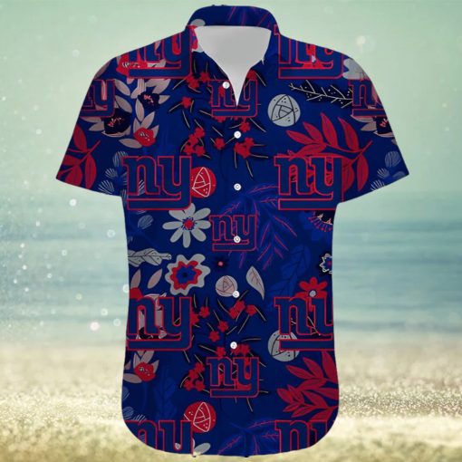 New York Giants Aloha Hawaiian Shirt