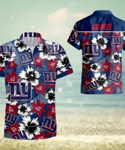 New York Giants Flower Hawaiian Shirt Best Gift For Summer Vacation