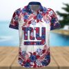 New York Giants Flower Hawaiian Shirt