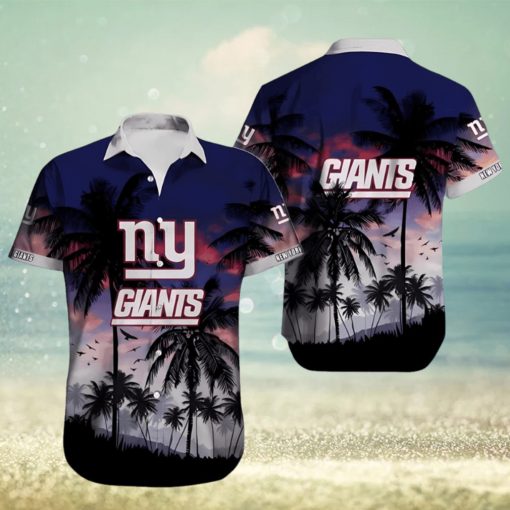 New York Giants Hawaiian Shirt, Hawaiian Shirt Aloha Beach Shirt