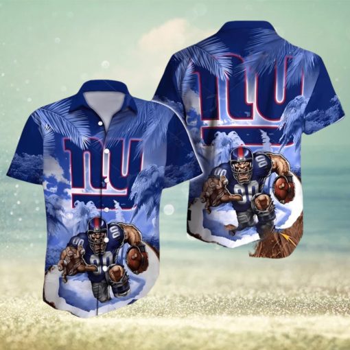 New York Giants Hawaiian Shirt NFL Football Hawaiian Shirt