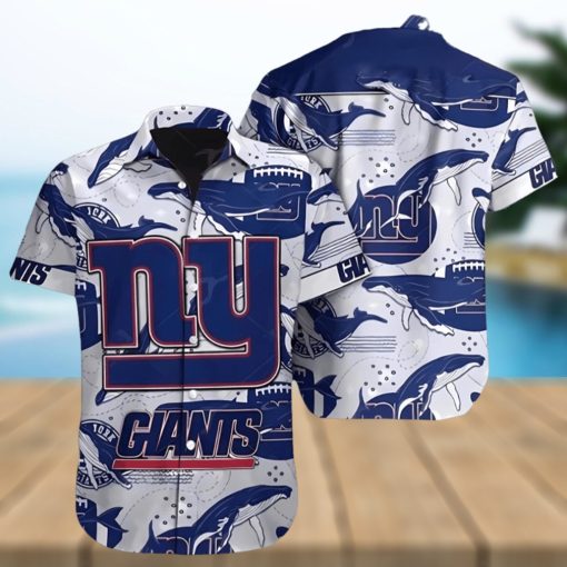 New York Giants Hawaiian Shirt NFL Football