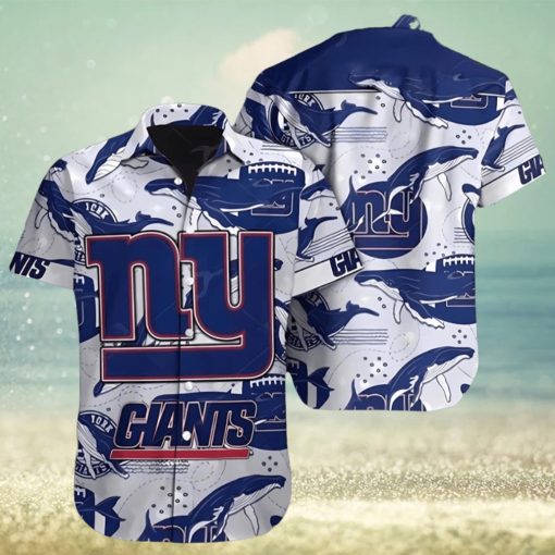 New York Giants Hawaiian Shirt NFL Football