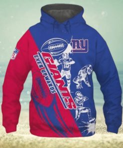 New York Giants Hoodie 3D Cartoon Player Cute Sweatshirt