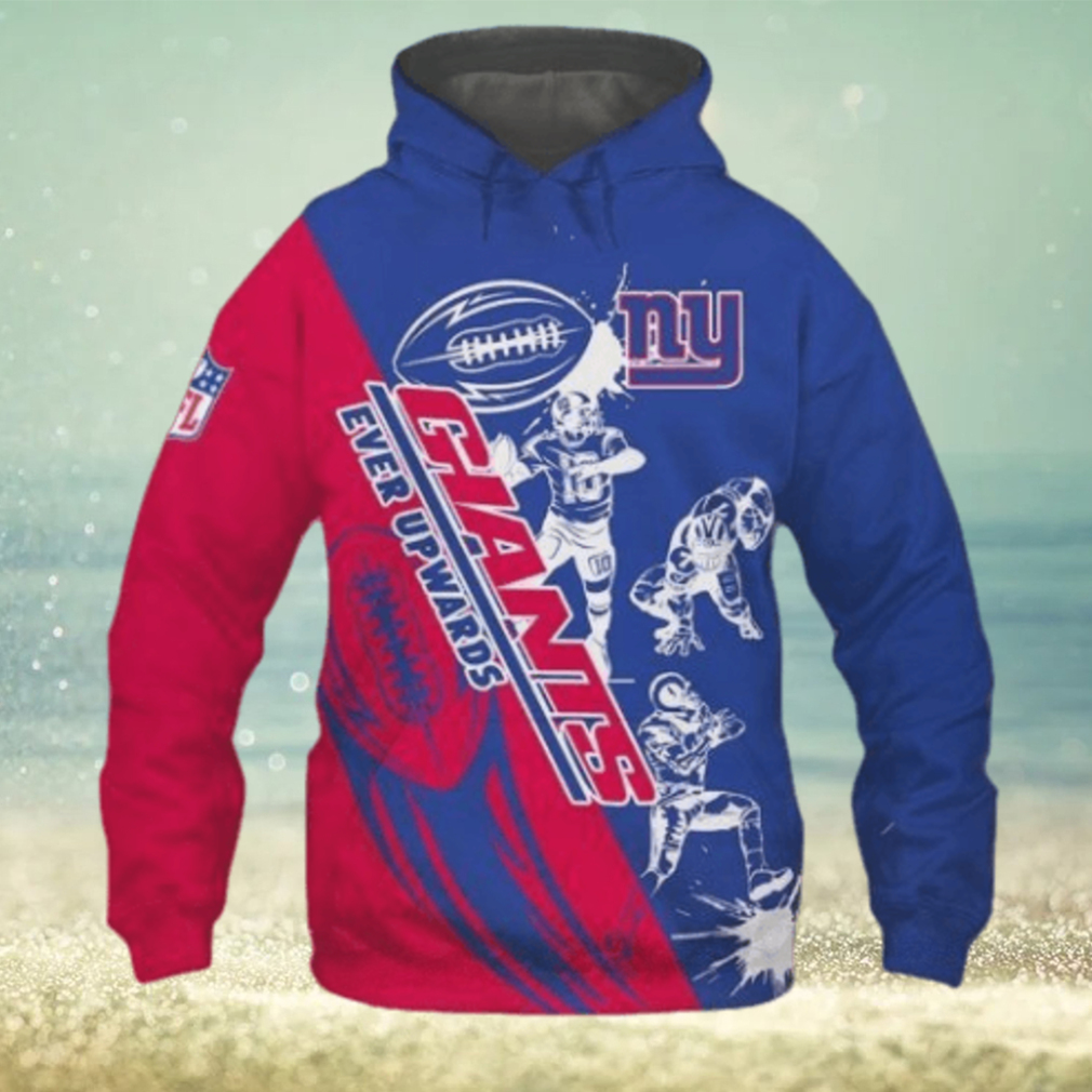 New York Giants Hoodie 3D Cartoon Player Cute Sweatshirt New York Giants Hoodie 3D Cartoon Player Cute Sweatshirt