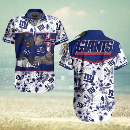 New York Giants KingKong Godzilla Hawaiian Shirt