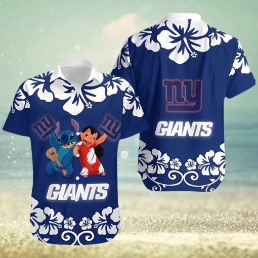 New York Giants Lilo And Stitch Hawaii Shirt Summer Collection