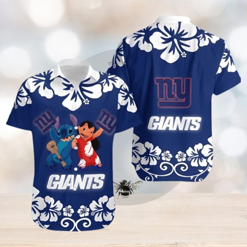 New York Giants Lilo And Stitch Hawaii Shirt Summer Collection