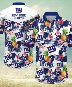 New York Giants NFL Hawaiian Shirt Tropical Pattern Graphic Hawaii Shirt