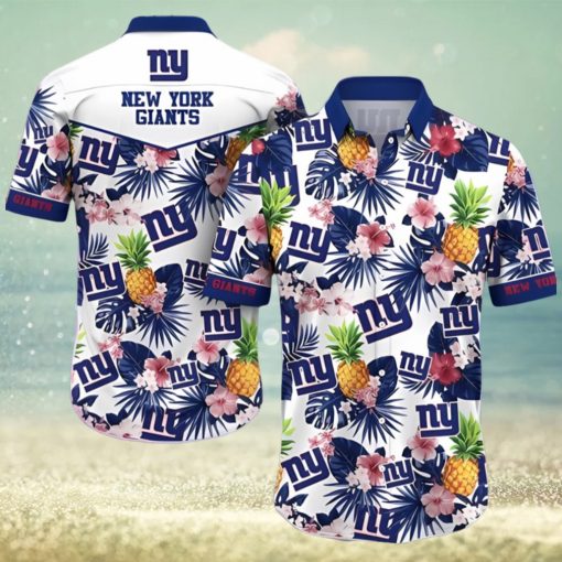 New York Giants NFL Hawaiian Shirt Tropical Pattern Graphic Hawaii Shirt