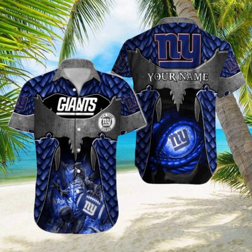 New York Giants NFL Special Design Hawaiian shirt Custom Name