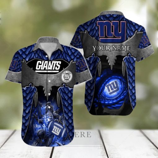 New York Giants NFL Special Design Hawaiian shirt Custom Name