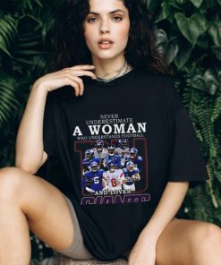 New York Giants Team Never Underestimate A Woman Who Understands Football T Shirt