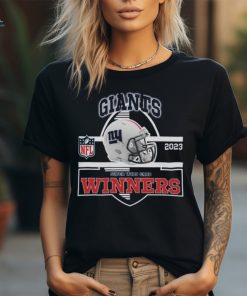 New York Giants Winners Champions 2023 Super Wild Card NFL Divisional Helmet Logo Shirt